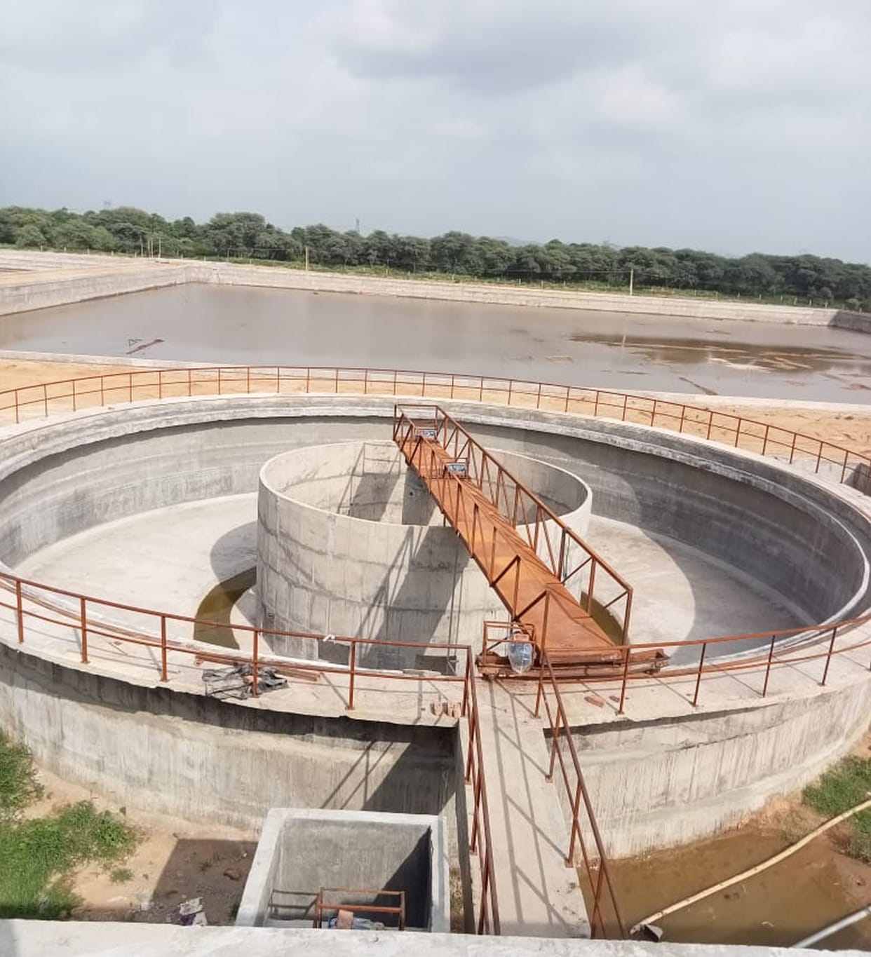 80 percent work of construction of 44 boosting stations and hub water houses in 35 villages completed