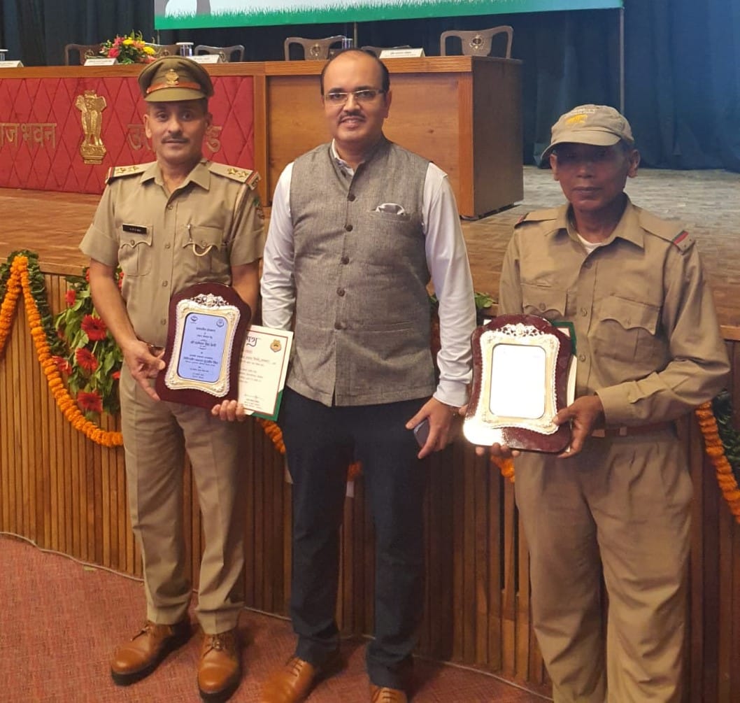 Governor honored Subhash Rabha and Jagmohan Singh Negi