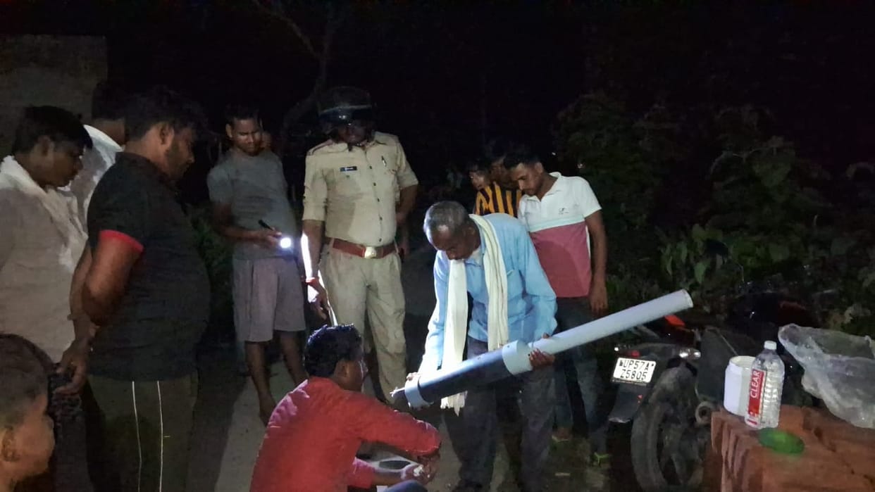 A group of leopards seen on the roadside, villagers frightened
