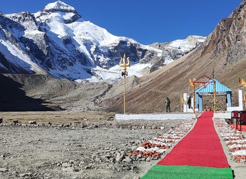 Red carpet laid in base camp, foot path to Parvati Sarovar ready