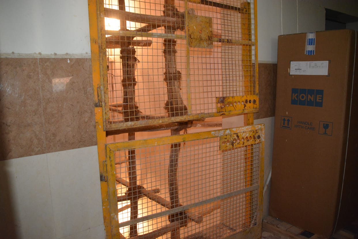 Lift not installed in MCH, patients struggling to climb stairs