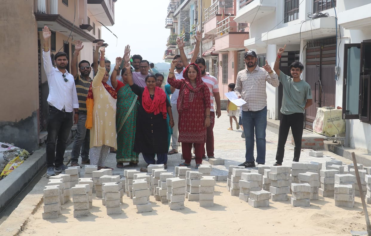 Is this Development, Colony under Road, Alleged People