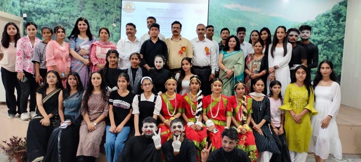 gandhi jaynti week celebrated in ponta shaib college