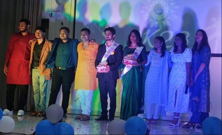 Suyash Singh became Mr. Fresher and Mahima Arya became Miss Fresher.