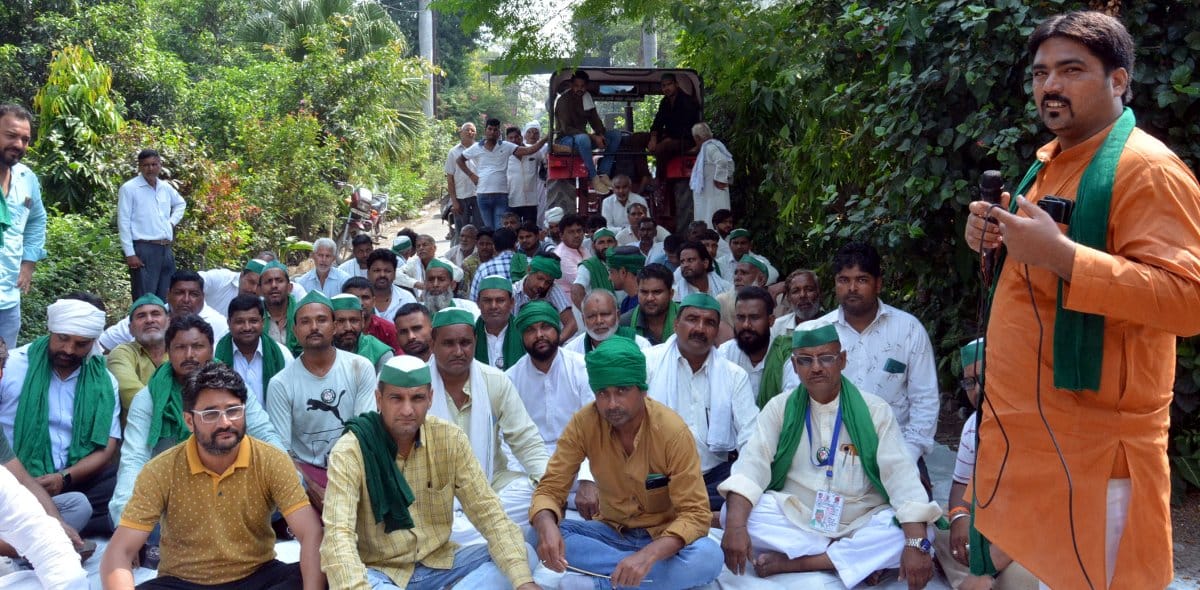 BKU workers roared at Muzaffarnagar DCO office