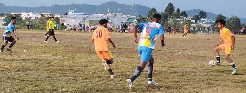 football : Dehradun, Udham Singh Nagar, Pauri and Haridwar won the matches.