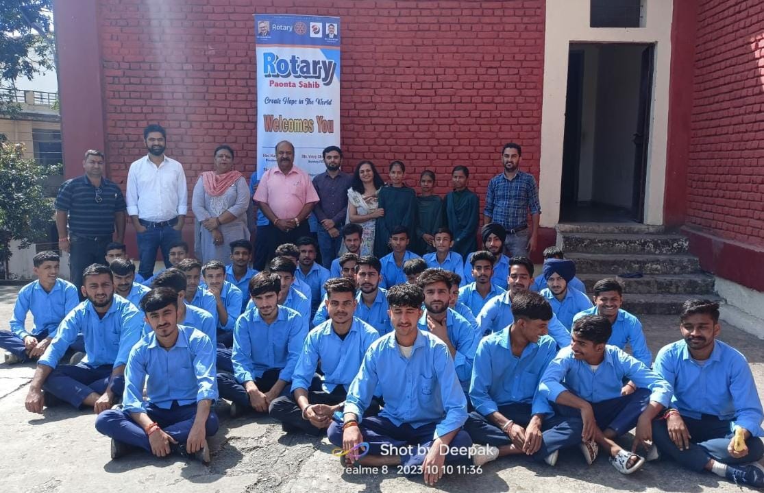 rotray celebrate world mental health will being day in iti ponta sahib