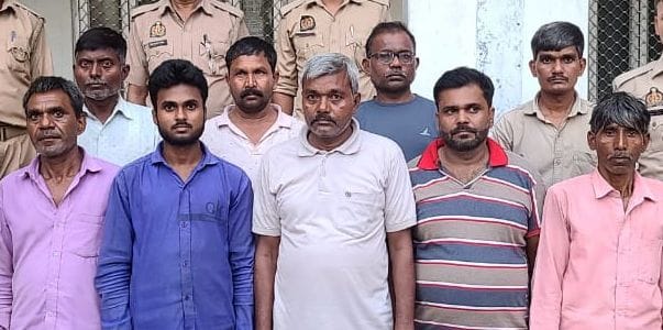 Police raided Changai Sabha, nine arrested