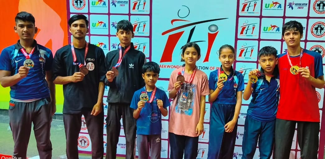 Chamoli district won eight medals in National Taekwondo