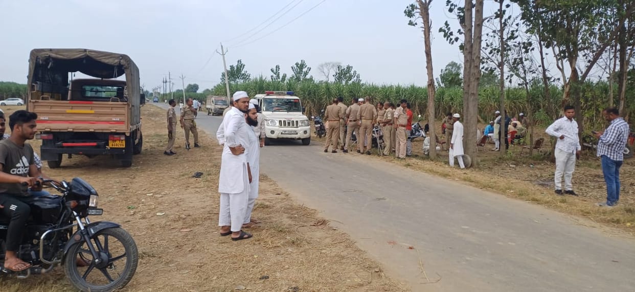 Police stopped Ijtma in Chhapar, uprooted tents