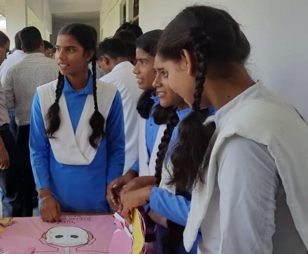 Children presented models in science exhibition