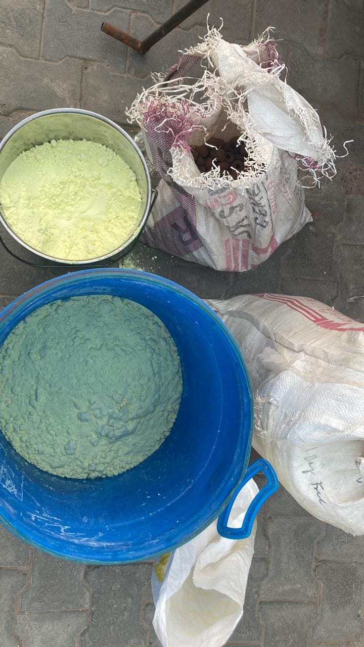 Stock of fireworks recovered from scrap market