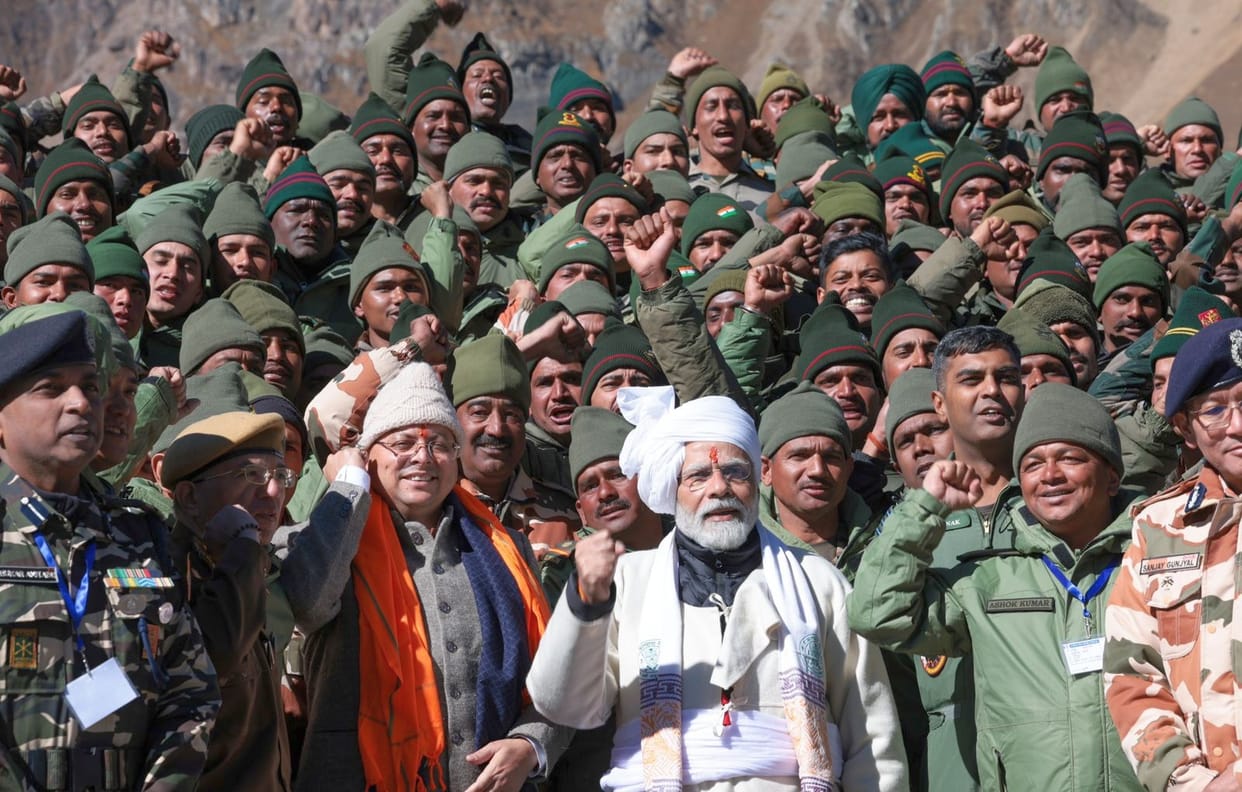 Echo of Modi Zindabad echoed from Pithoragarh to China border.
