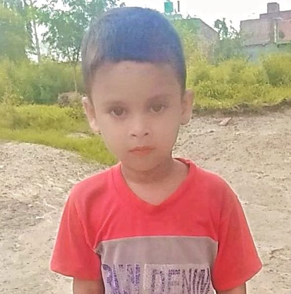 Innocent child playing in the park fell into the pond, died