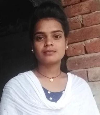 Dead body of a girl found hanging from a beam in a tin shed.