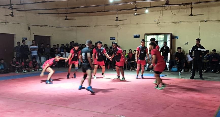 Kabaddi in bageshwar collage