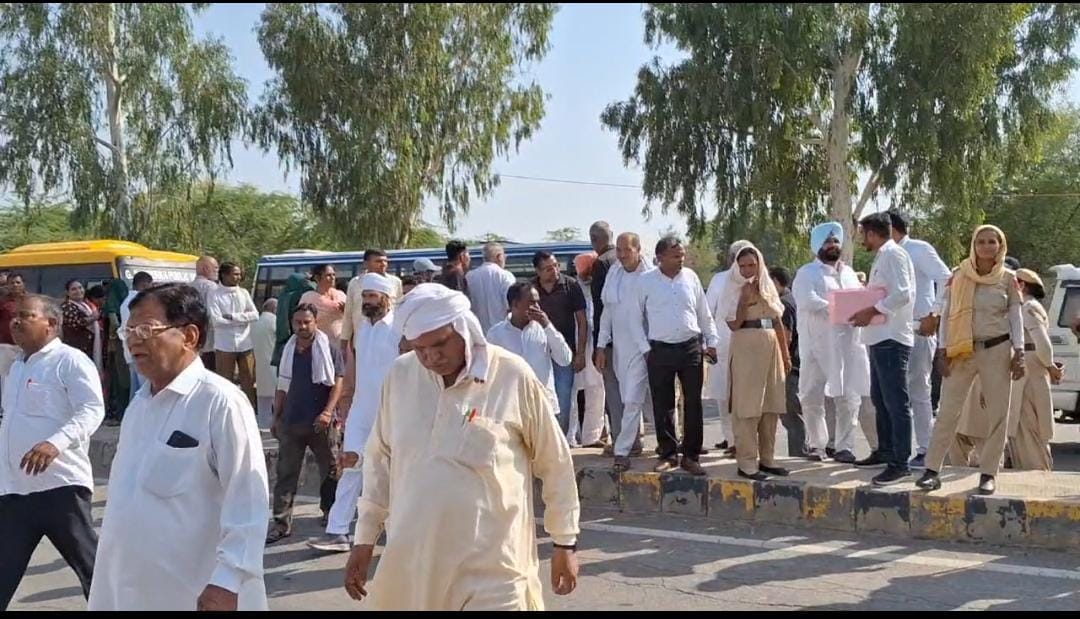 Uproar over cancellation of society elections, jam on road