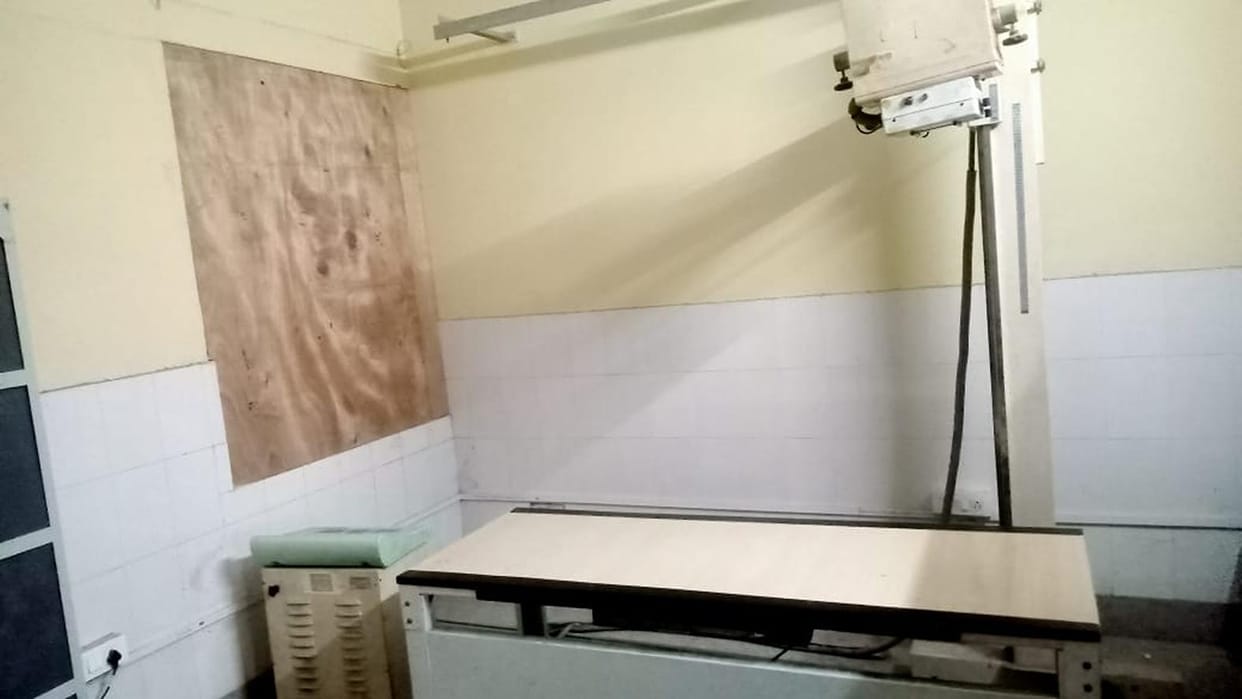 X-ray machine gathering dust for three years