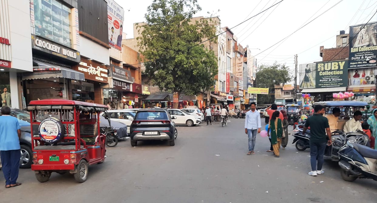 Chaos spread even after parking marking