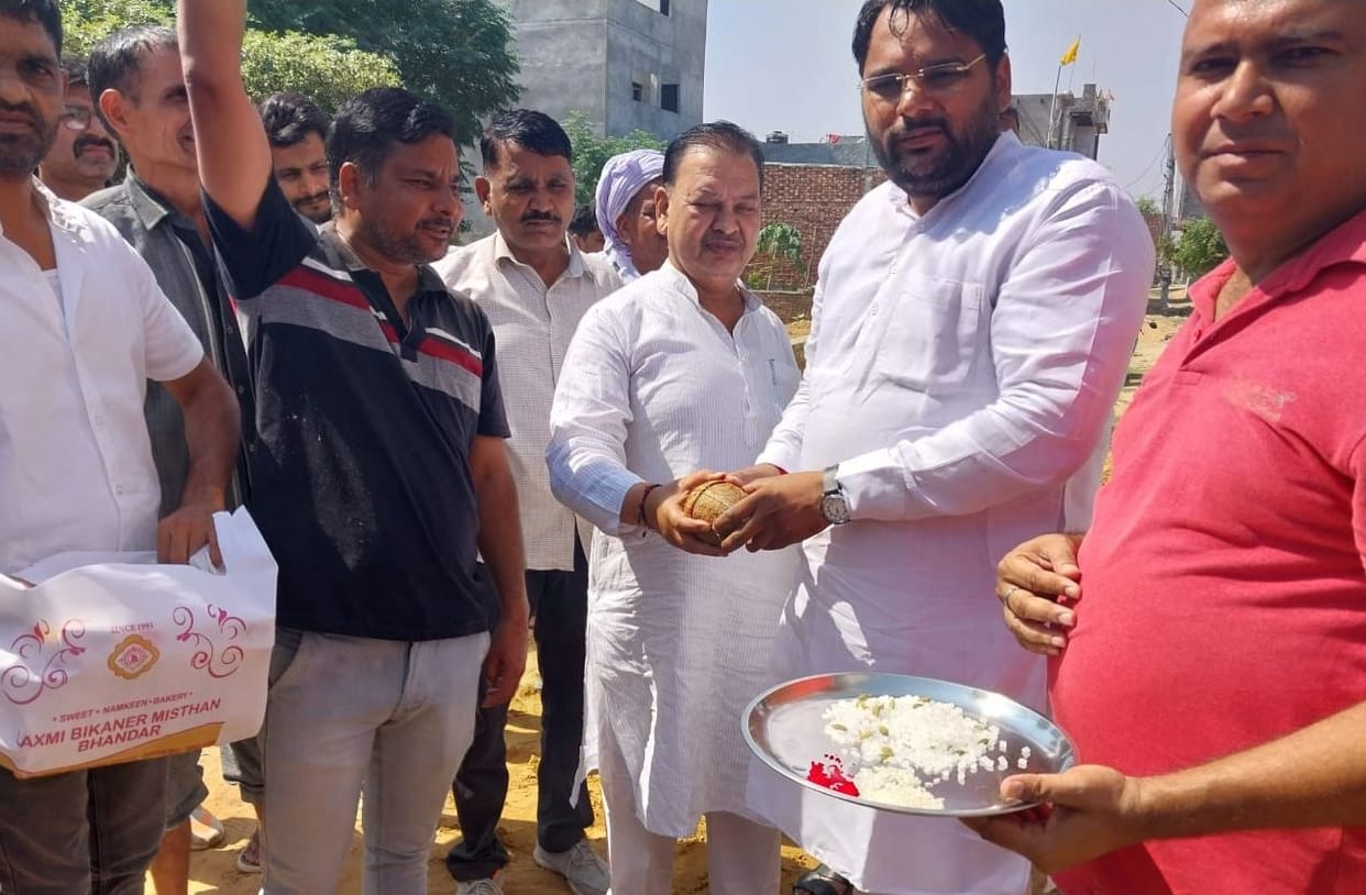 Construction work of six streets will be done for Rs 40 lakh, MLA inaugurated it