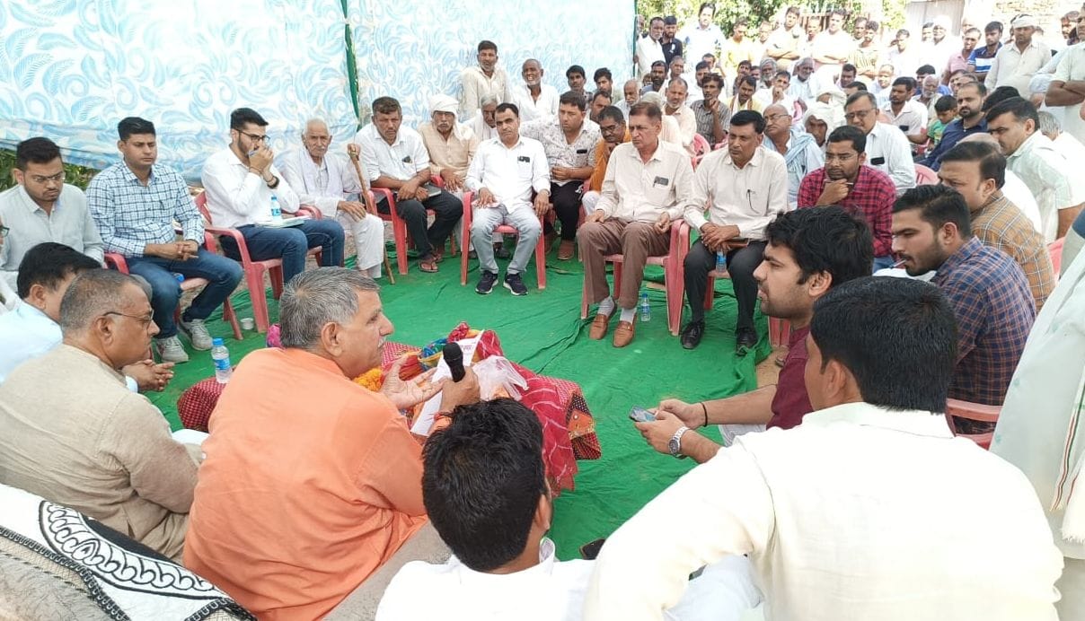 Tosham-Satanali road will be 10 meters wide, four lanes will be built in villages: MP Dharambir