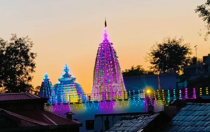 Mata Nabahi, Simsa and Maa Shailja Devi temples decorated for Navratri