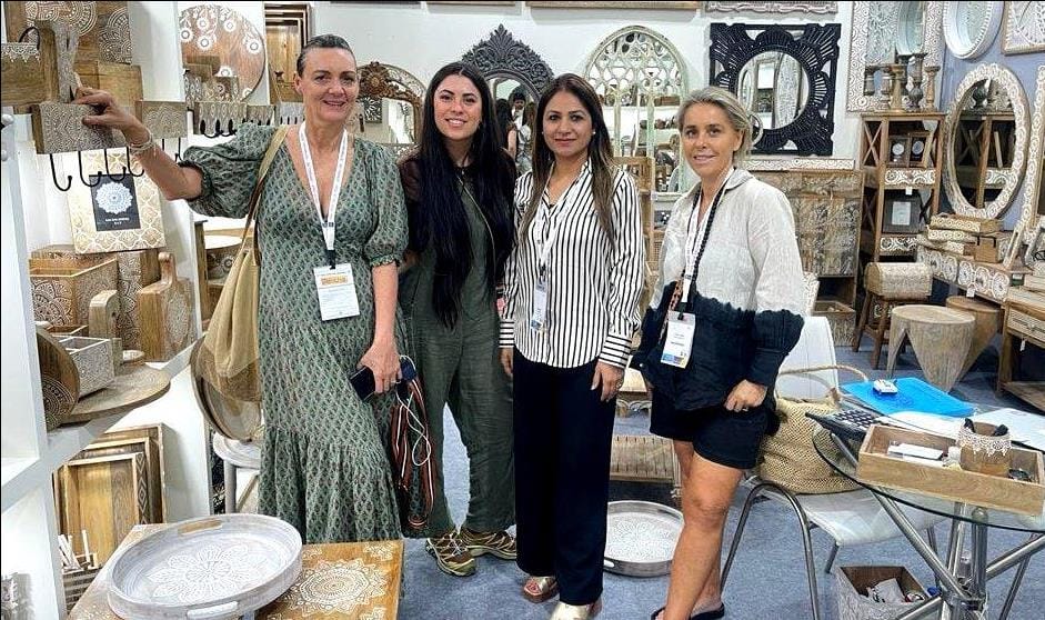 Customers from many countries are arriving at the fair going on in Greater Noida.