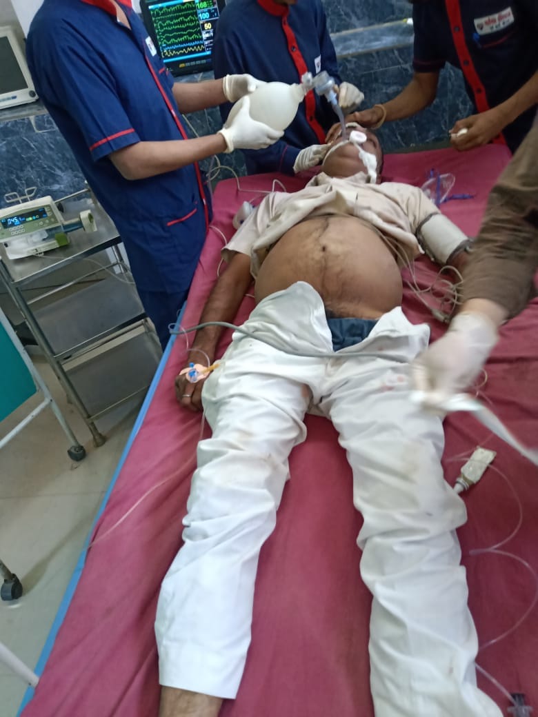 Youth seriously injured in bull attack, referred to Delhi