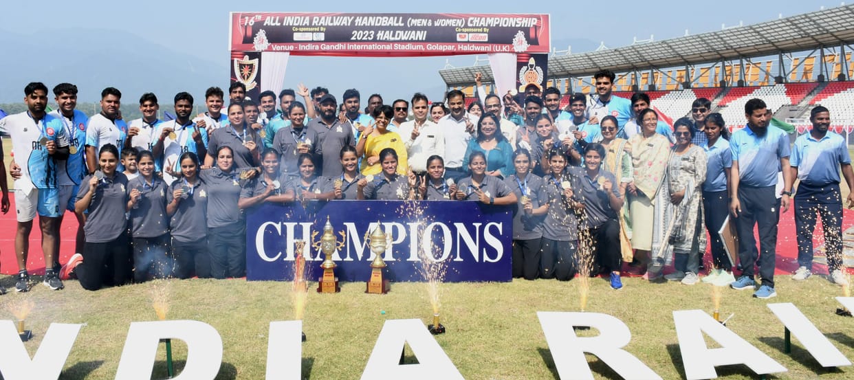 North Eastern Railway won gold medal by defeating Northern Railway