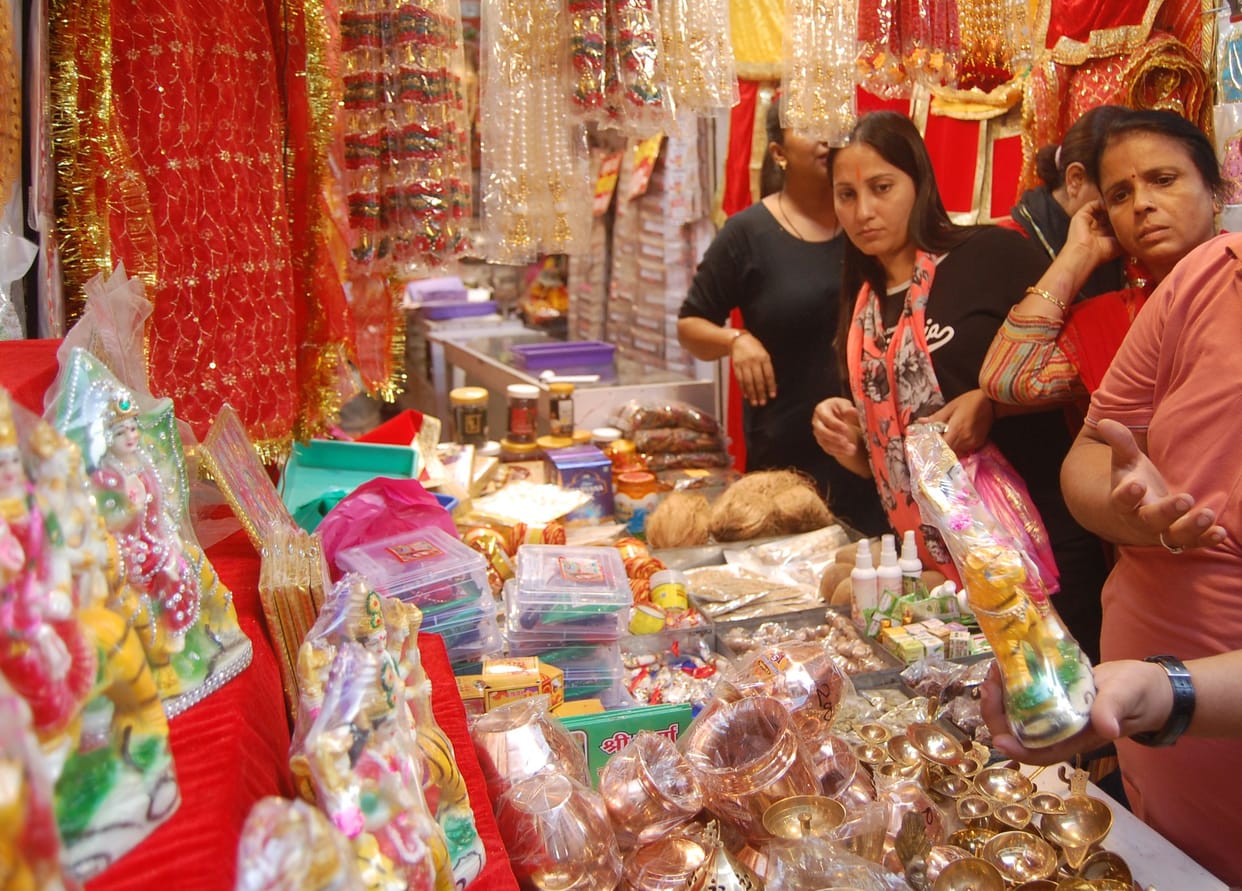 First Navratri today, temples decorated, markets buzzing