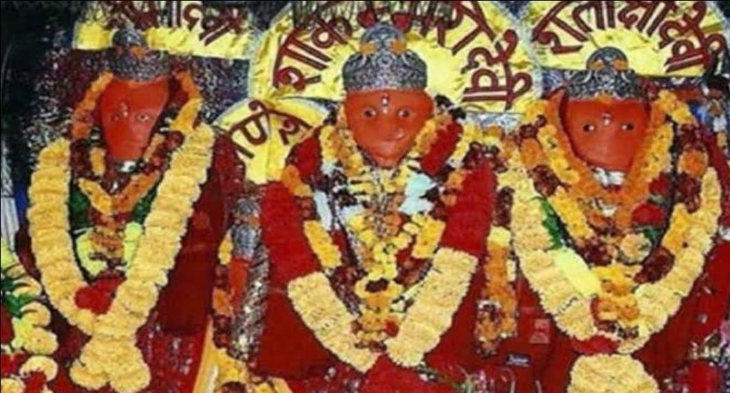 When there was a famine, Mother Shakambhari appeared pleased with the penance of the gods.