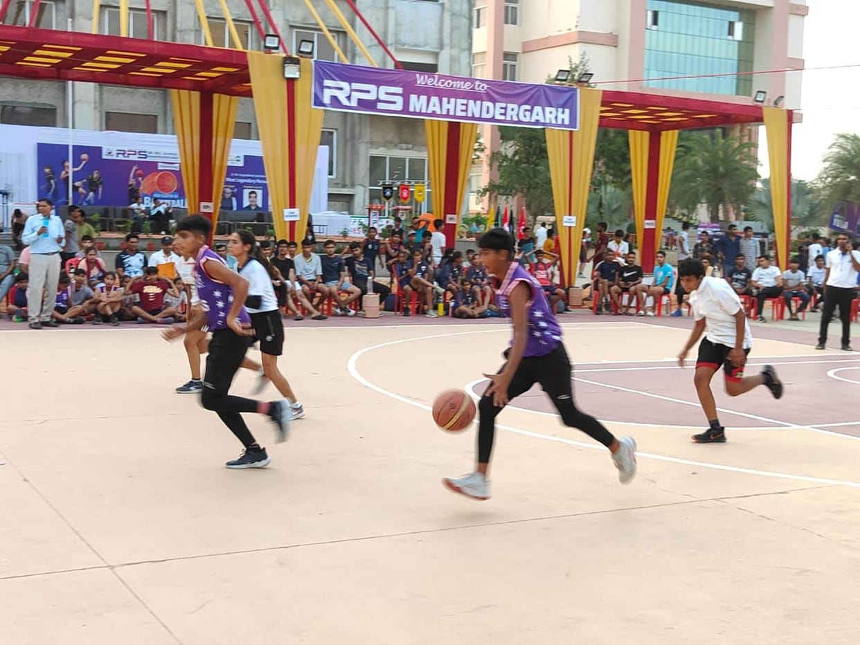 Mahendragarh defeated Jind in basketball girls competition