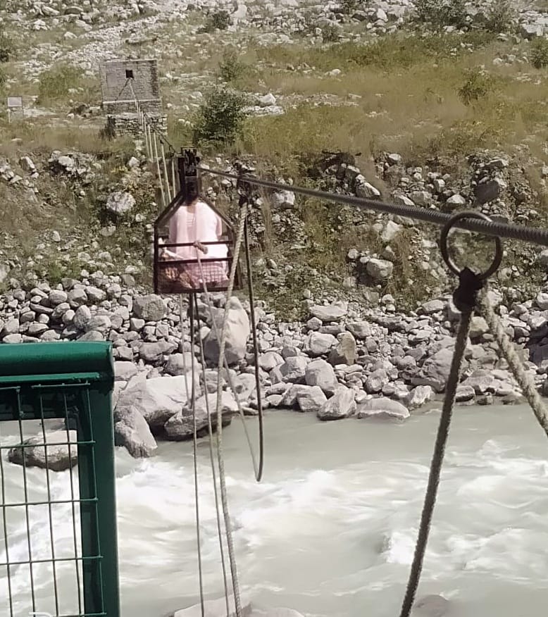 No bridge for ghurudi village
