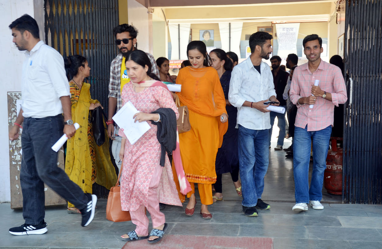 Out of 167 candidates, 153 appeared for the JBT special test.