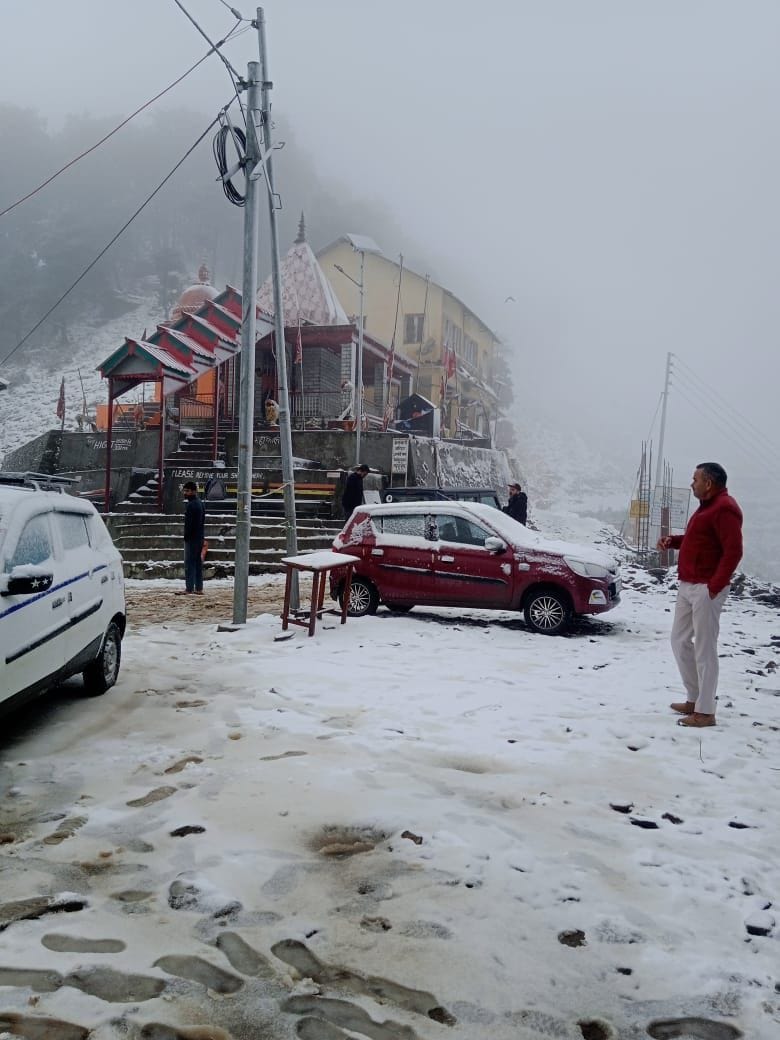 rampur news, weather, jalori, pass, fresh, snowfall,