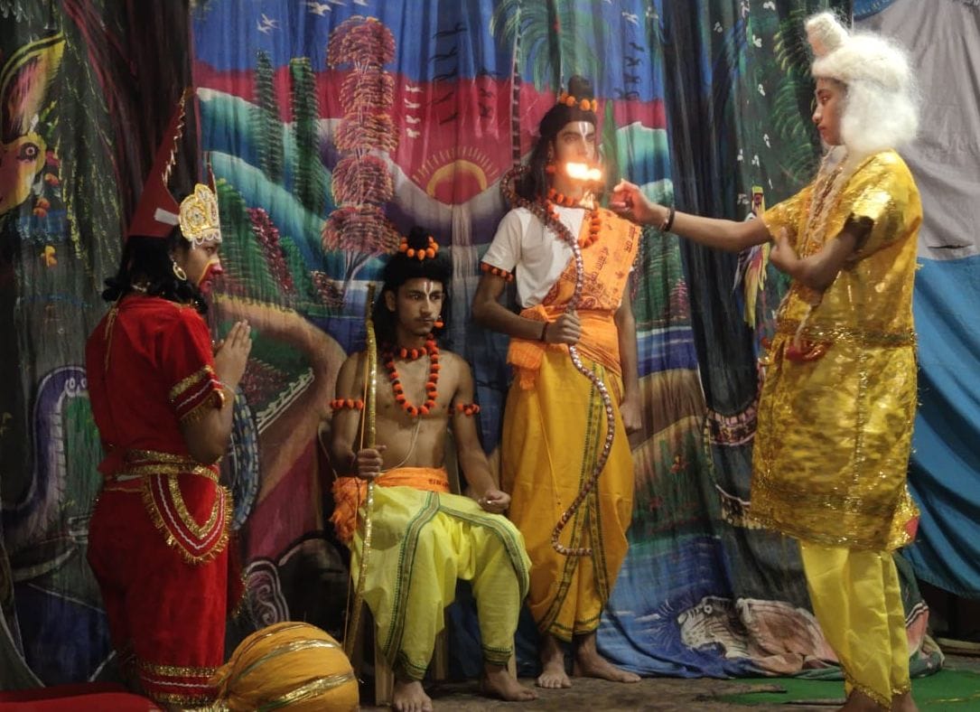 Ramlila staged in Kharuda locality
