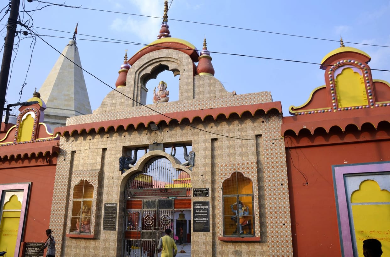 Nagla temple is something special, here Kali Maa is riding on a lion.