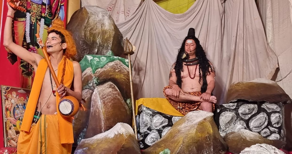 Staging of Ramlila started, characters captivated the mind