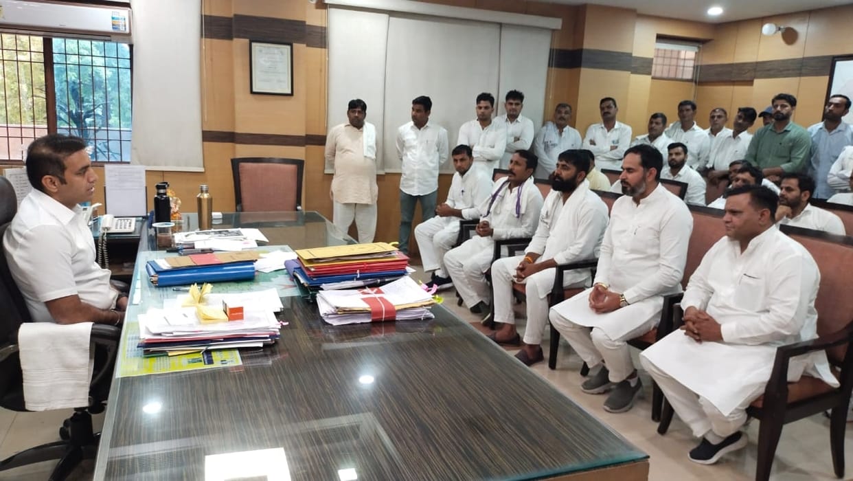 Sarpanch of 20 villages met DC, said - not BDPO, work is not being allowed in the villages