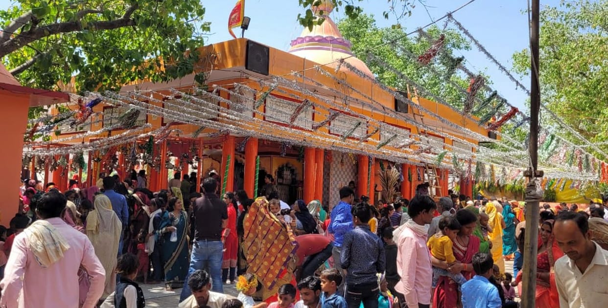 Sharadiya Navratri mangala mata mandir history in Budaun