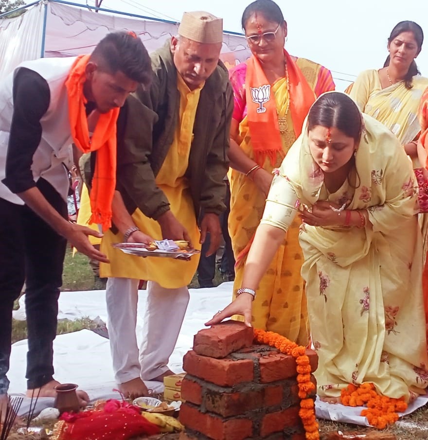 Inauguration of construction of science faculty building in the college