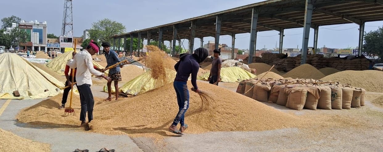 Farmers were hit from market to sky