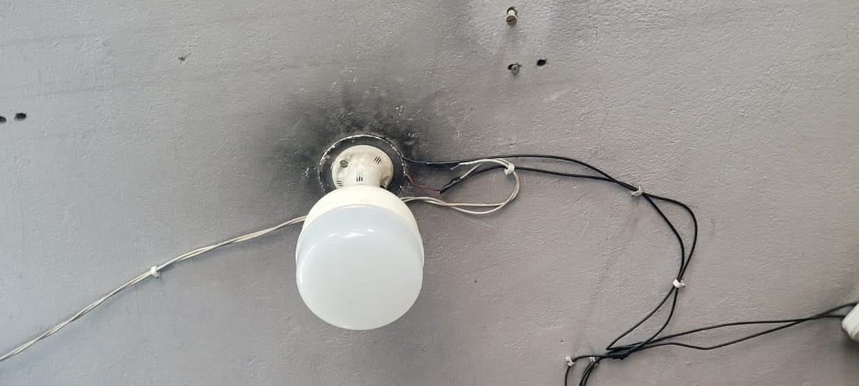Short circuit in transformer, electrical equipment burnt in Maihar