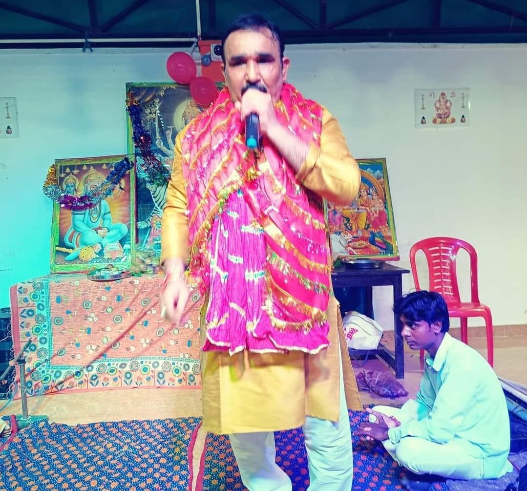 Organization of Mata ki Chowki in the ancient temple Thuthibari