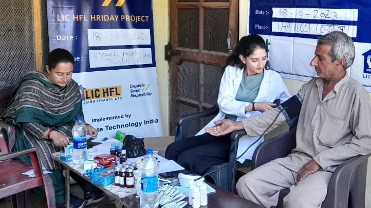 58 people health checkup done in thandoli village
