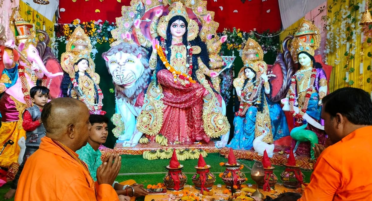 Mother Kushmanda was worshiped on the fourth day