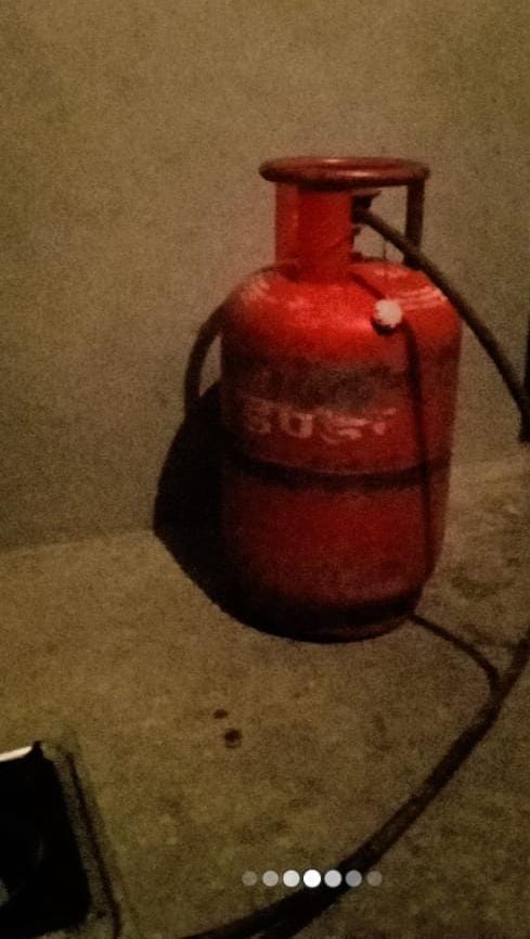 Water came out from gas cylinder in Chanju Panchayat of Churah