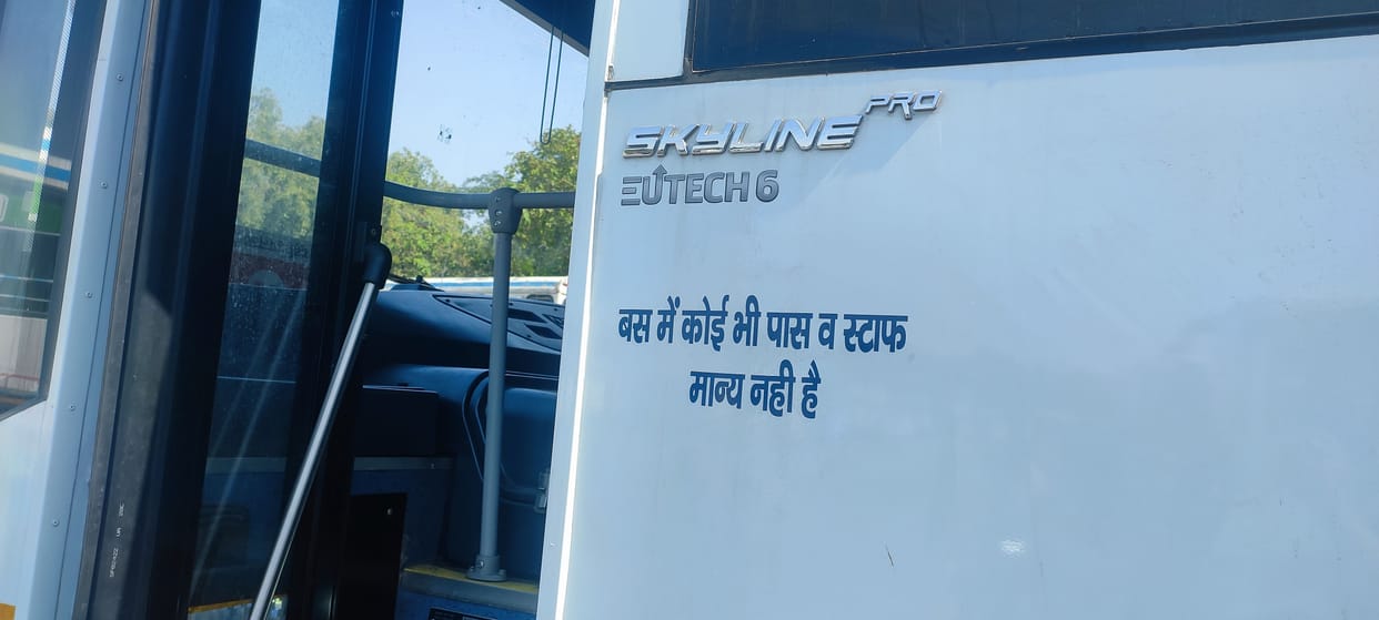 Bus pass not valid in AC buses