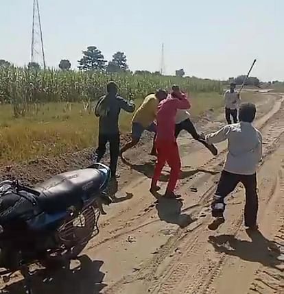 Two parties fight with sticks in land dispute, video goes viral