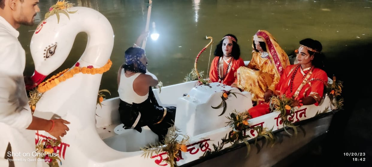 Artists staged Ramlila in Gola